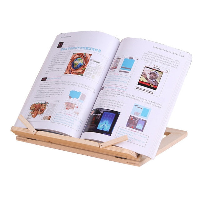Wooden Frame Reading Book Holder