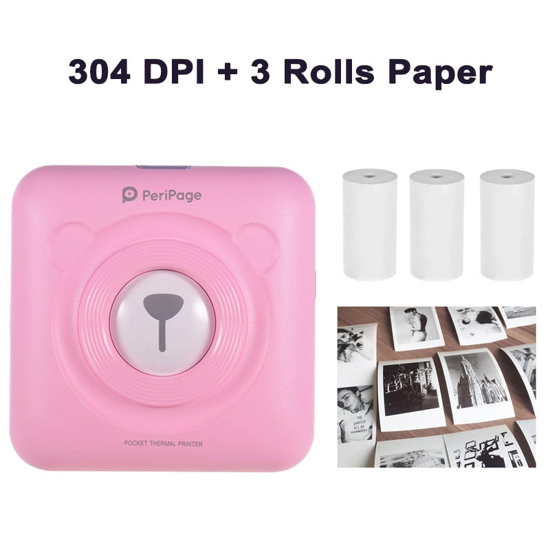 Portable Pocket Photo Printer (304 DPI)