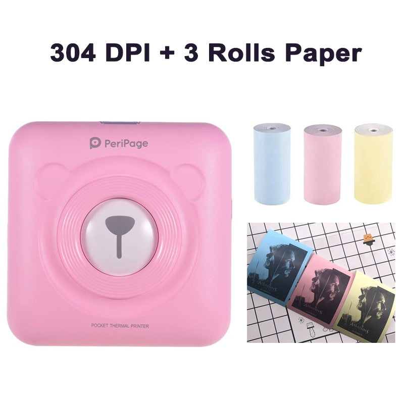 Portable Pocket Photo Printer (304 DPI)